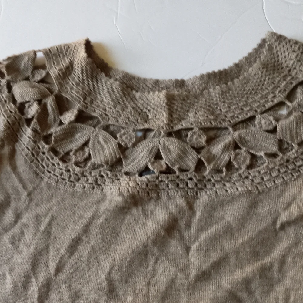 Ulla Johnson Open Floral Open-Crochet Italian Yard Sweater - Size: M